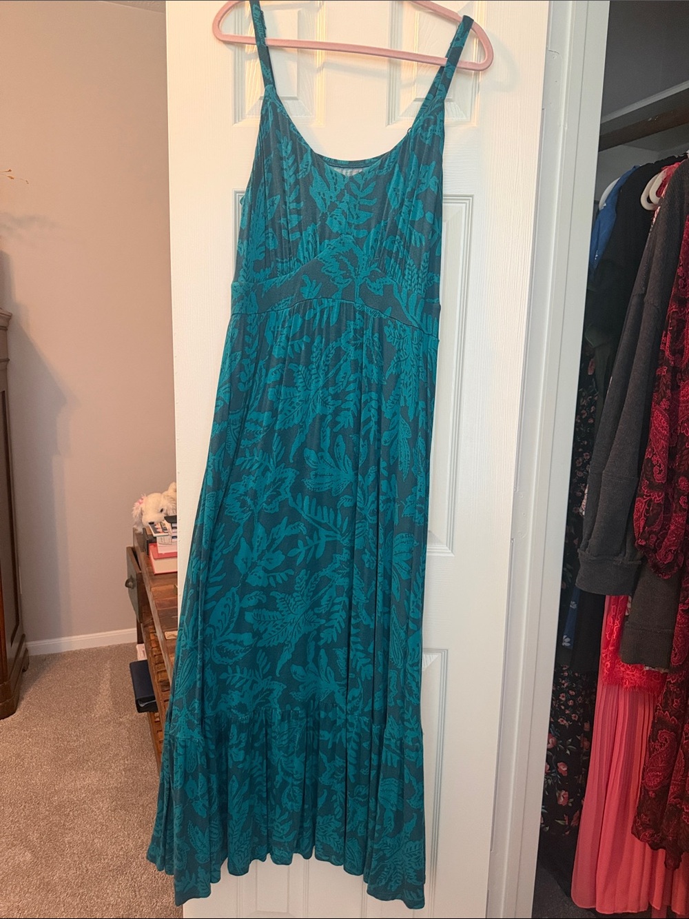 torrid Teal Floral Maxi Dress